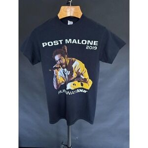 Post Malone Runaway Tour 2019 Double Sided Concert Tour T-Shirt  Men Small Mint